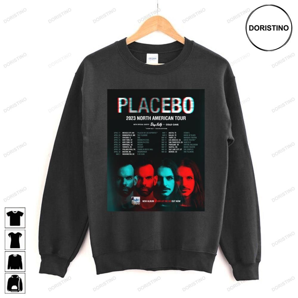 North American Dates Placebo Limited Edition T-shirts